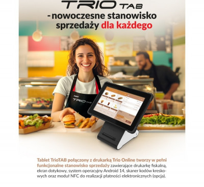 TRIO TAB – nowoczesne stanowisko sprzedaży dla każdego